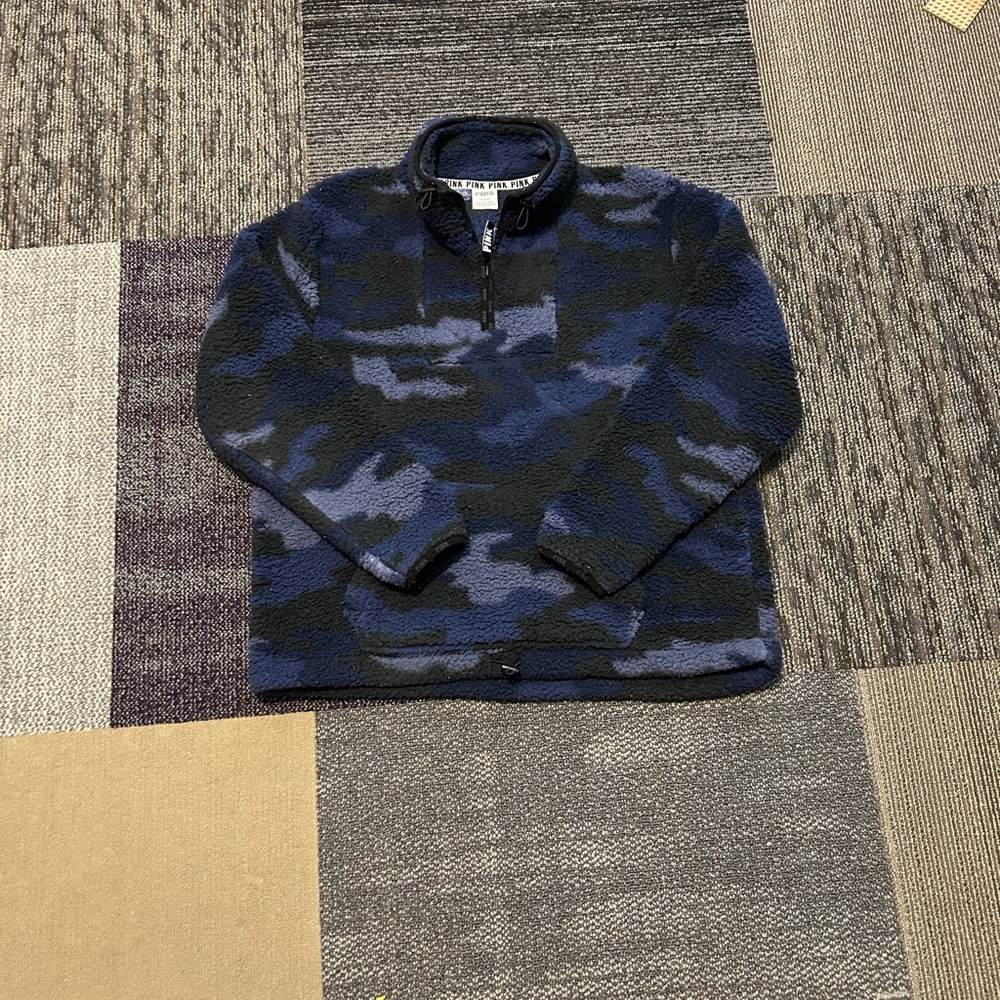 Blue Camo Sweater